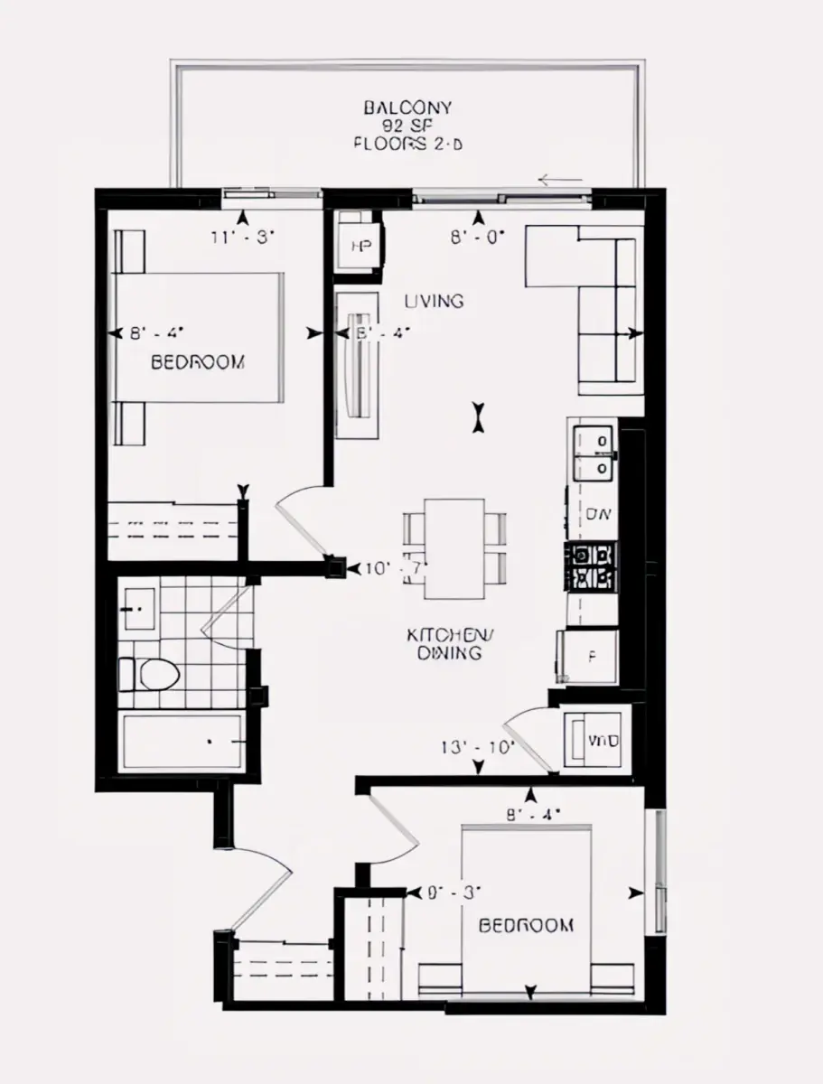 2 Rooms view 4