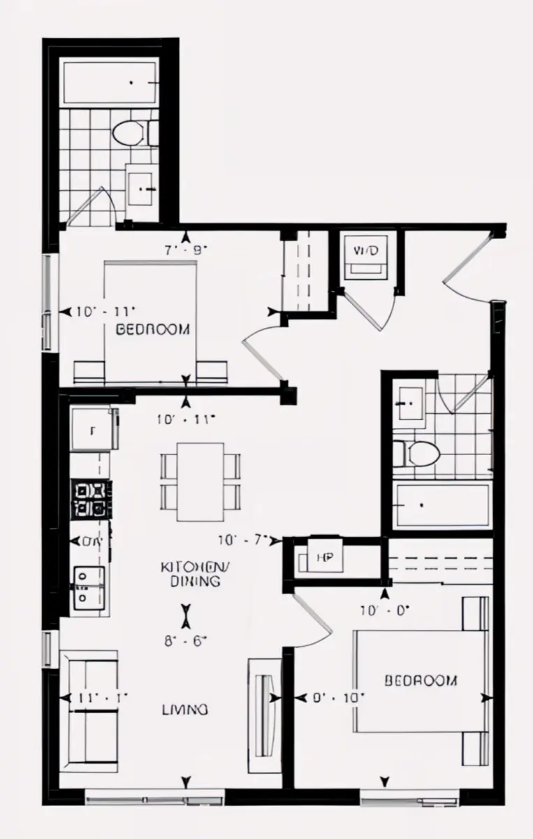 2 Rooms view 3