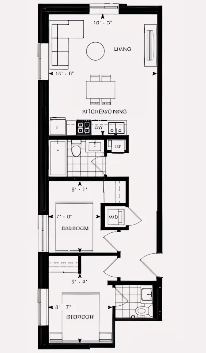 2 Rooms view 2