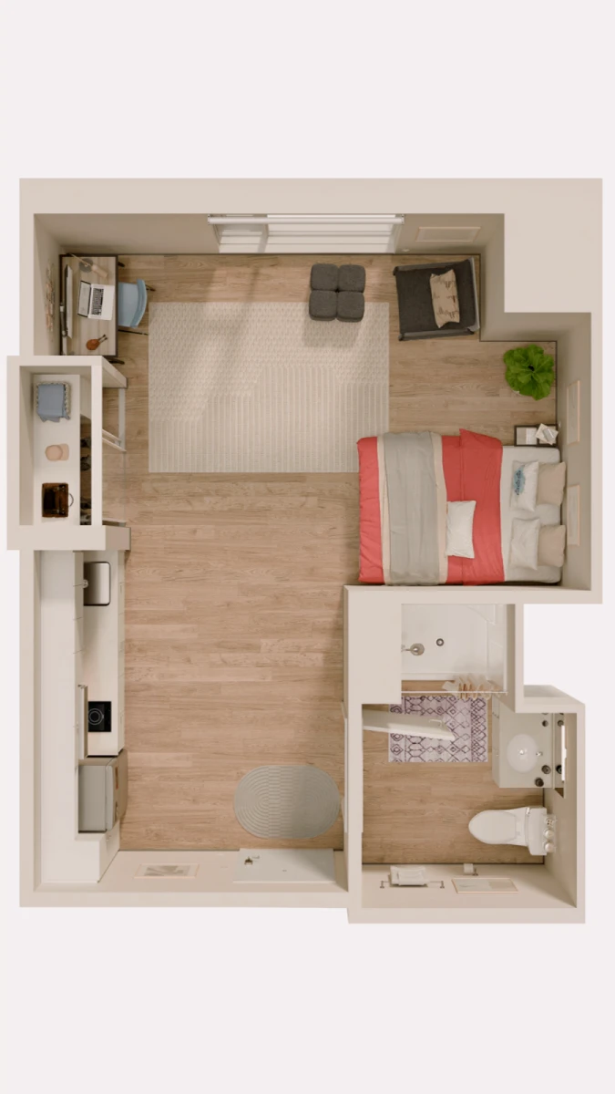 Studio Rooms view 2