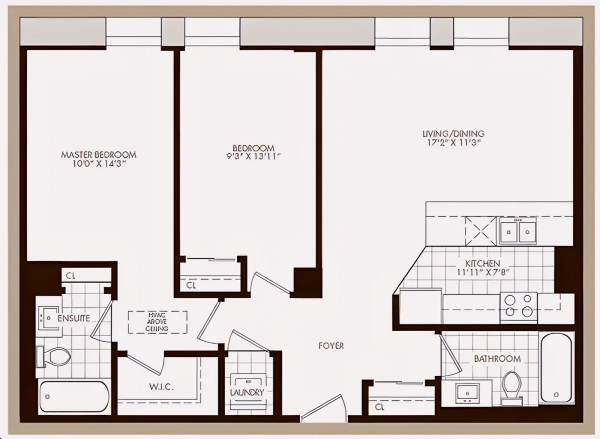 2 Rooms view 1