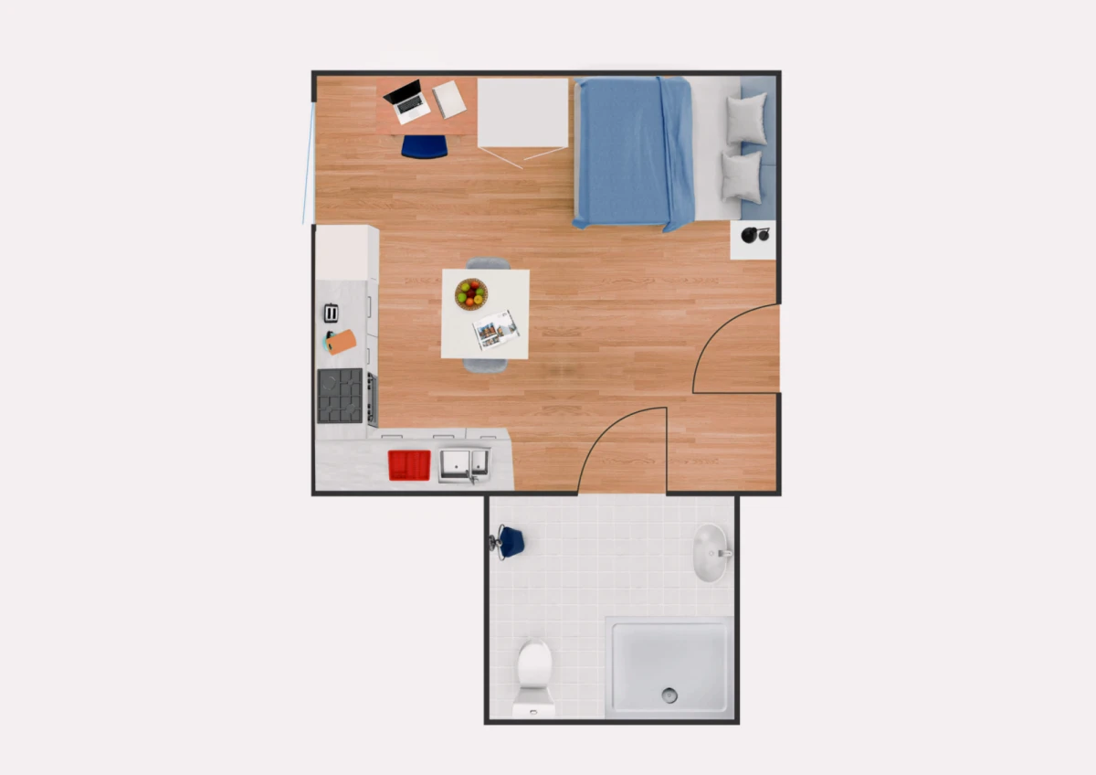 Studio Rooms view 2