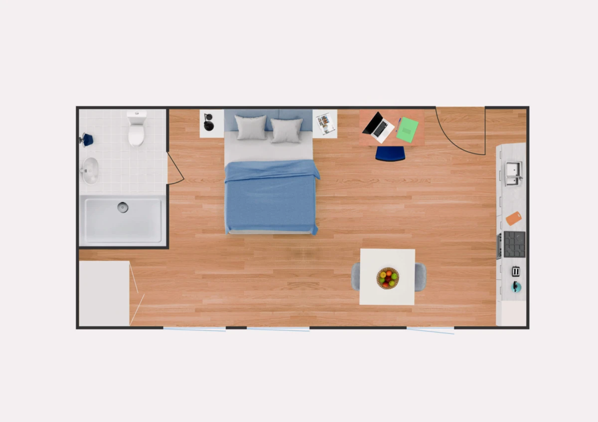 Studio Rooms view 1