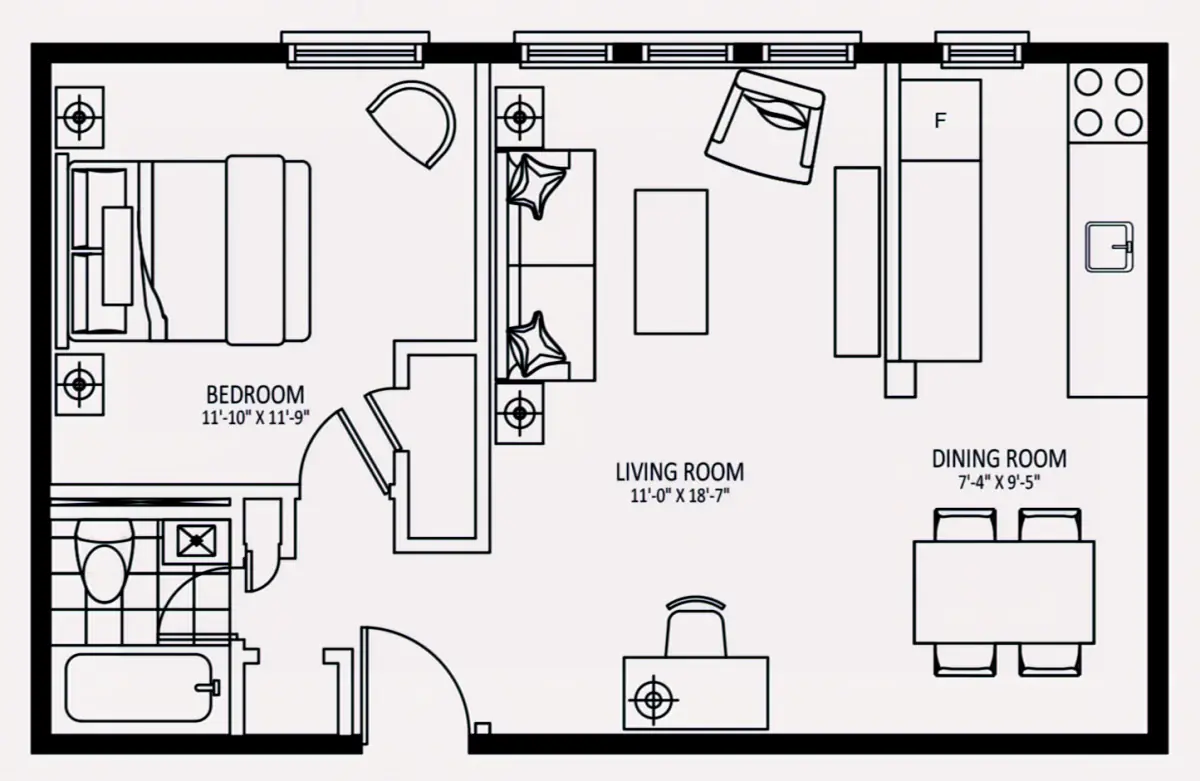 1 Rooms view 2