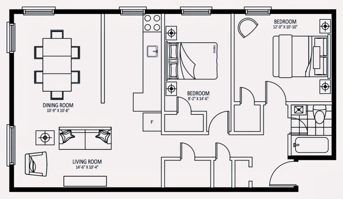 2 Rooms view 2