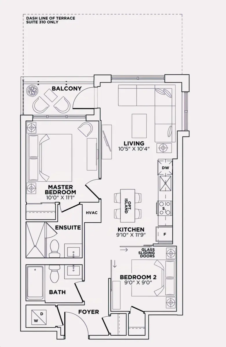 2 Rooms view 1