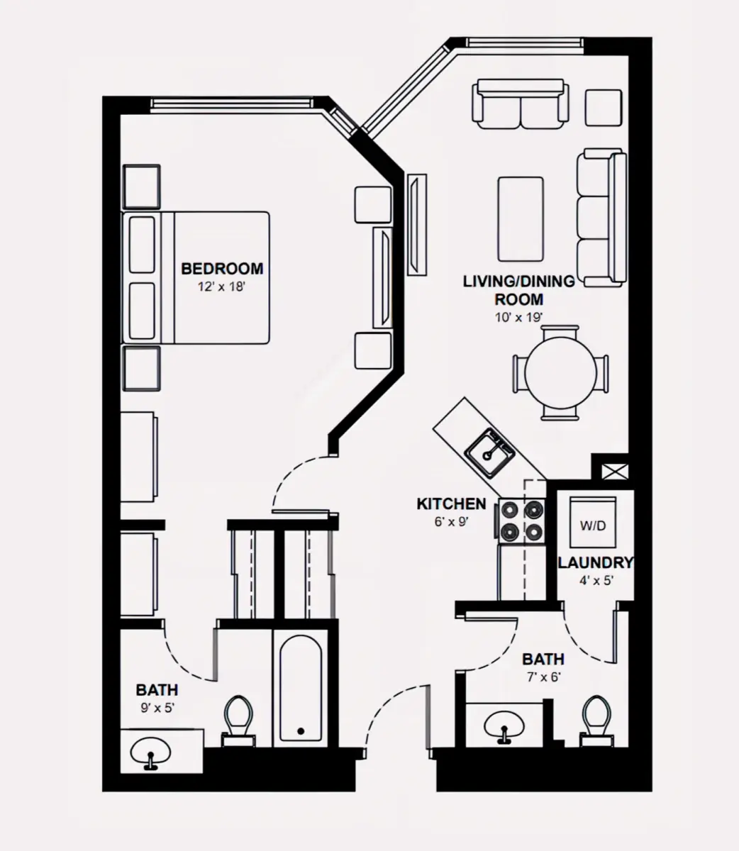 One Rooms view 2