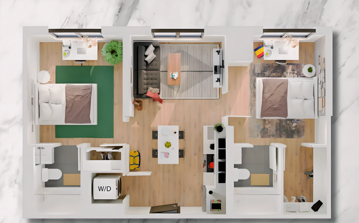 Studio Rooms view 1