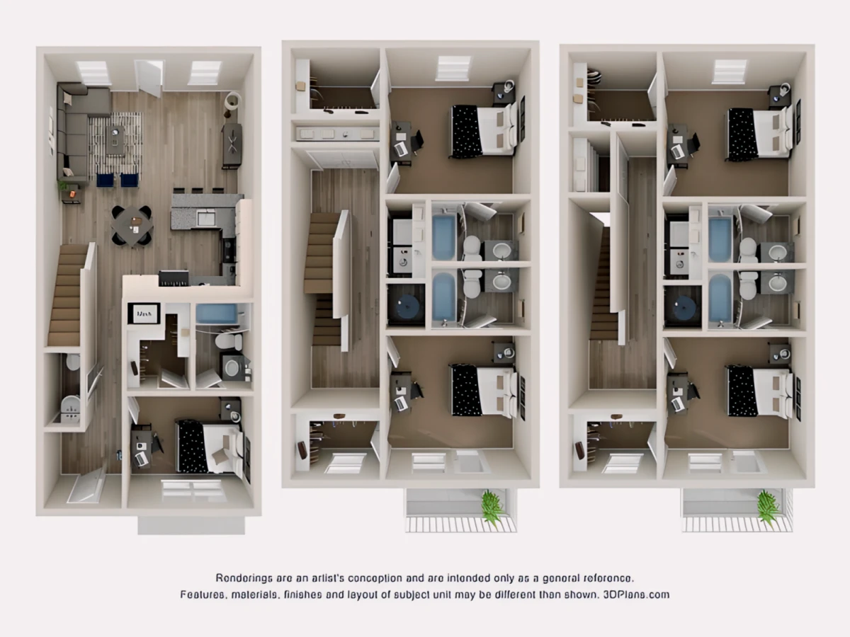 5x5.5 Rooms view 1