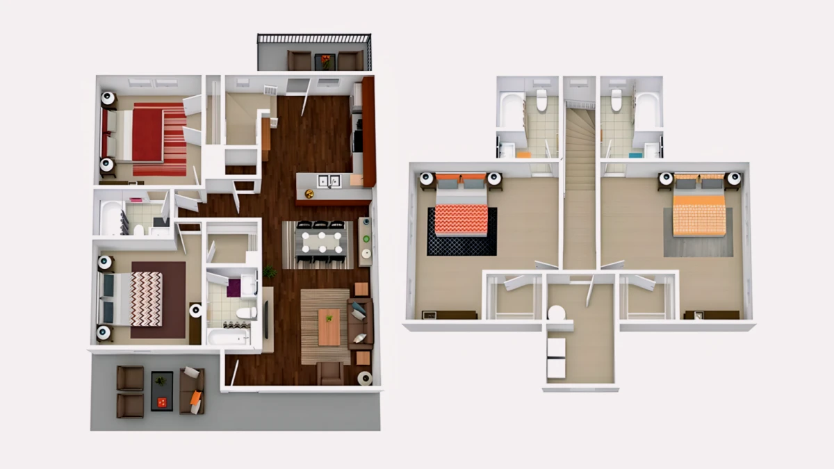 4BR/4BA Rooms view 1