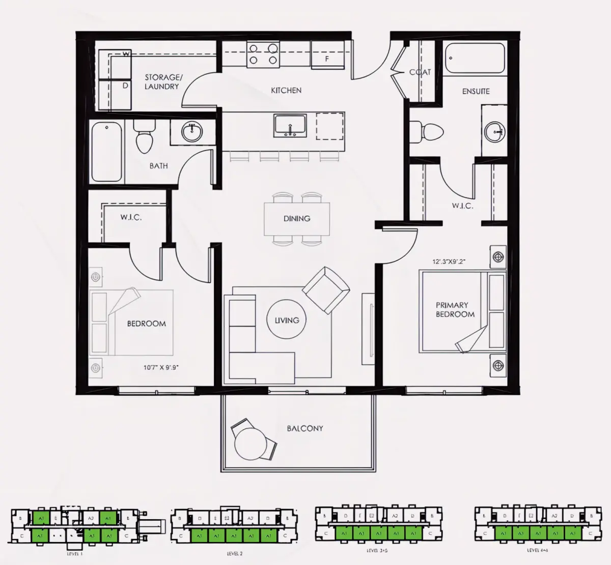 2 Rooms view 1