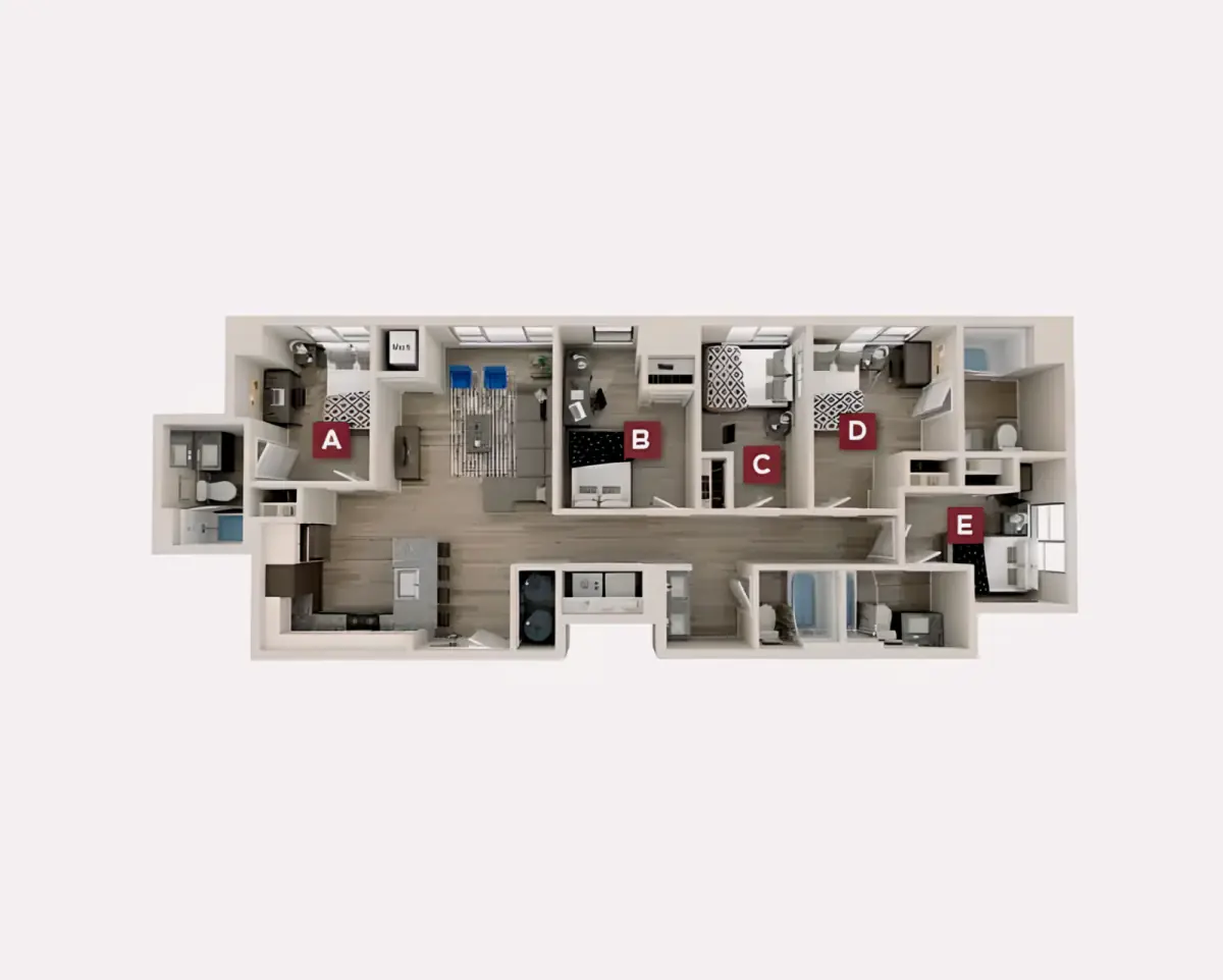 5 Rooms view 1