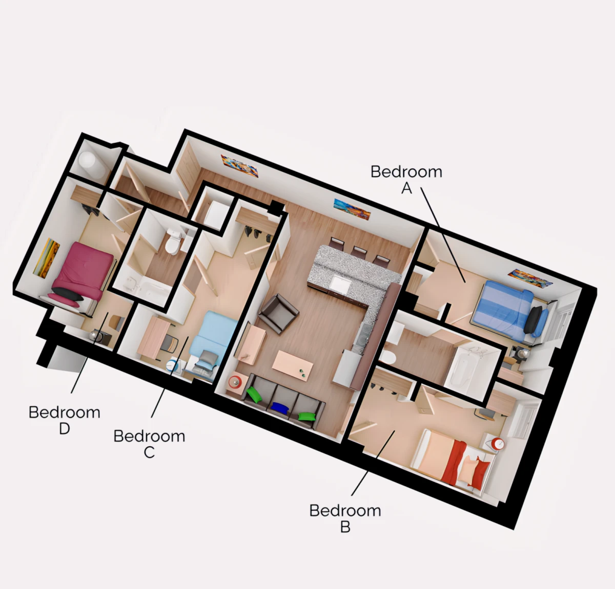 4 Rooms view 4