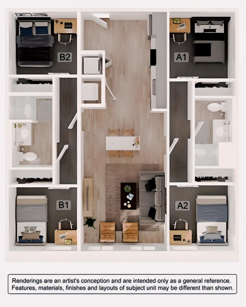 Shared Rooms view 1