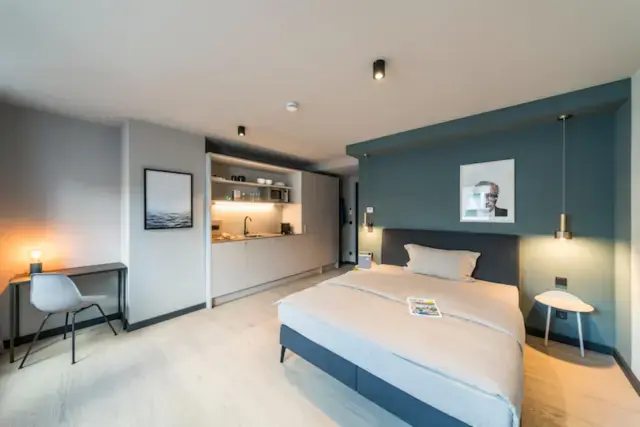 Appealing studio in a residence, in Bahnhofsviertel