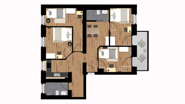 Zimmer in der Sickingenstrasse -