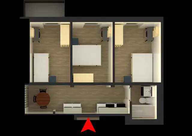 Zimmer in der Mullerstrasse A