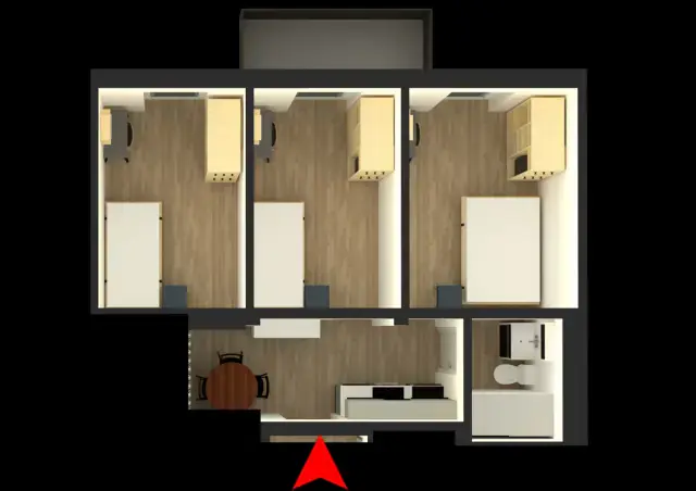 Zimmer in der Mullerstrasse A