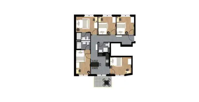 Zimmer in der Schmidstrasse F-K