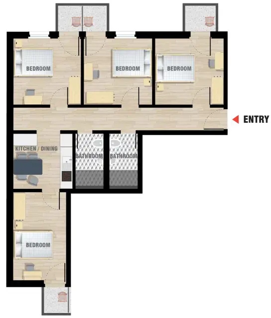 Zimmer in der Einbecker Strasse