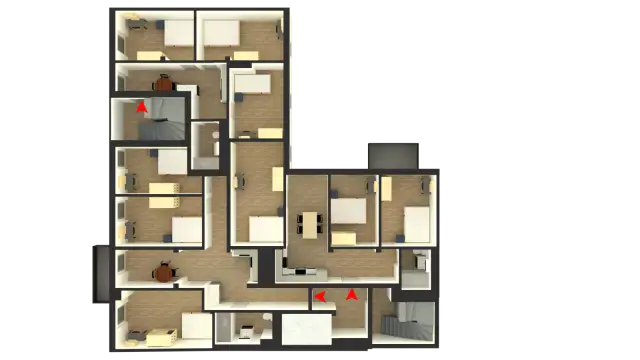Zimmer in der Mullerstrasse A