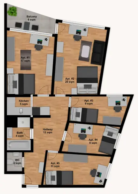 Schlusselbergstrasse- Room 1