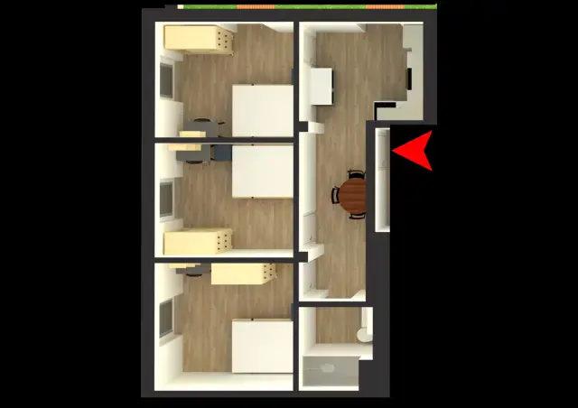 Zimmer in der Mullerstrasse A