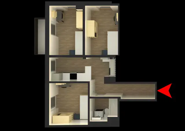 Zimmer in der Mullerstrasse A