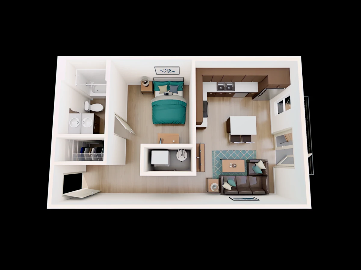 Studio Rooms view 2