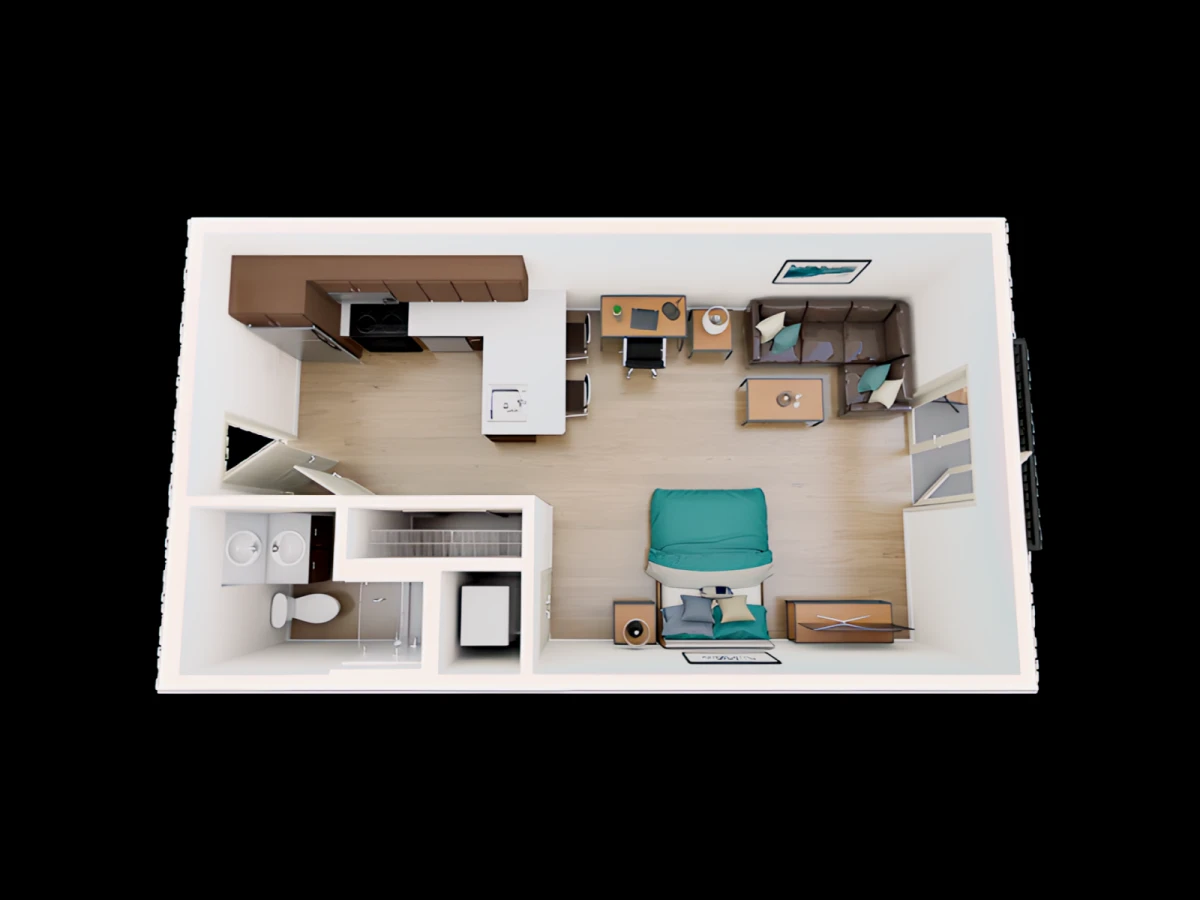 Studio Rooms view 3