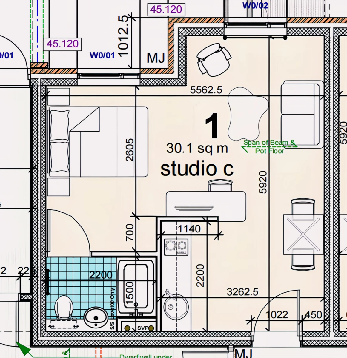 Studio Rooms view 4