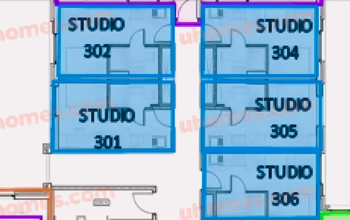 Studio Rooms view 3