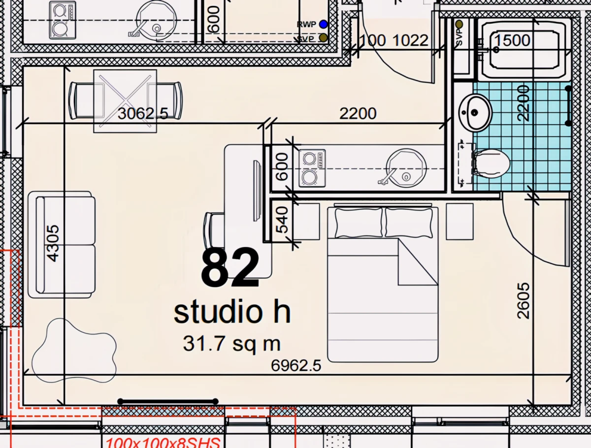 Studio Rooms view 2