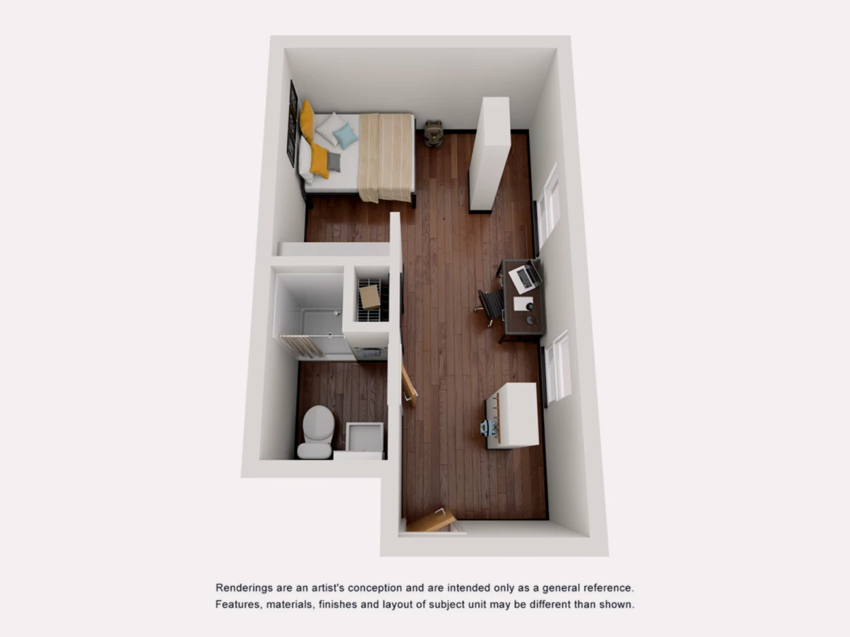 B2 Rooms view 1