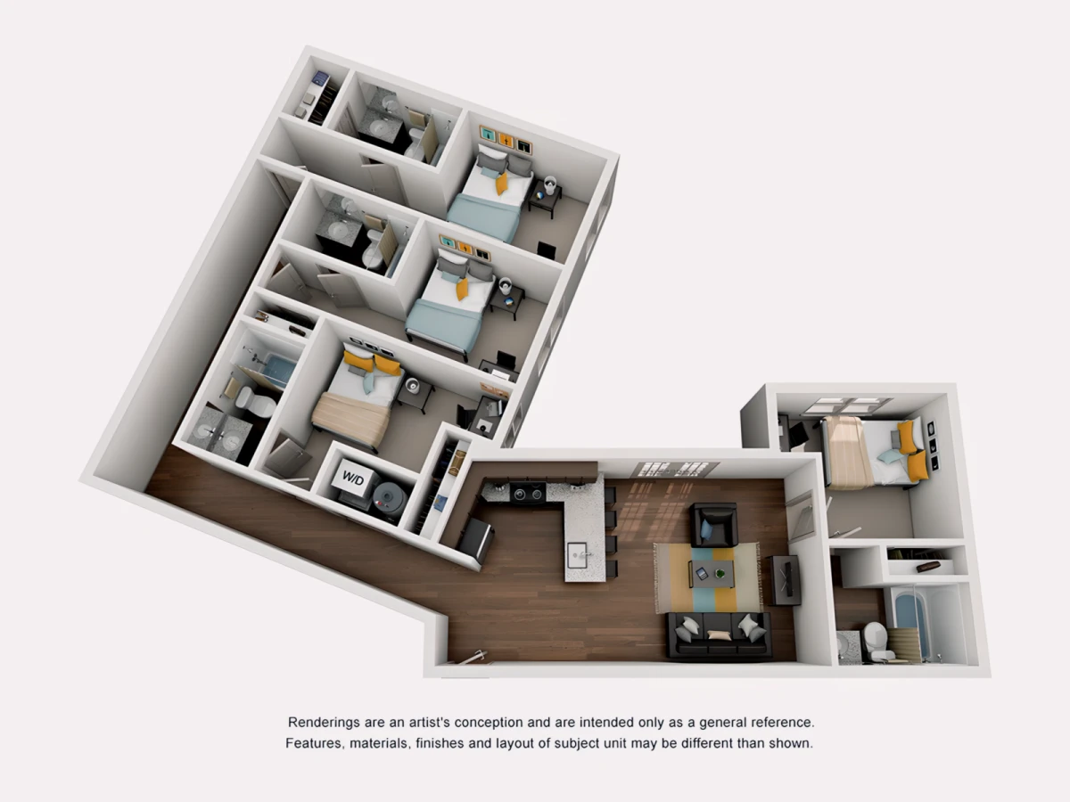 4 Bedroom 4 Bathroom - D5