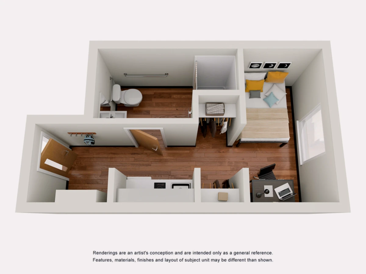 Studio Rooms view 1