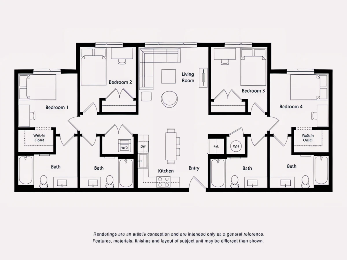 4 Rooms view 3