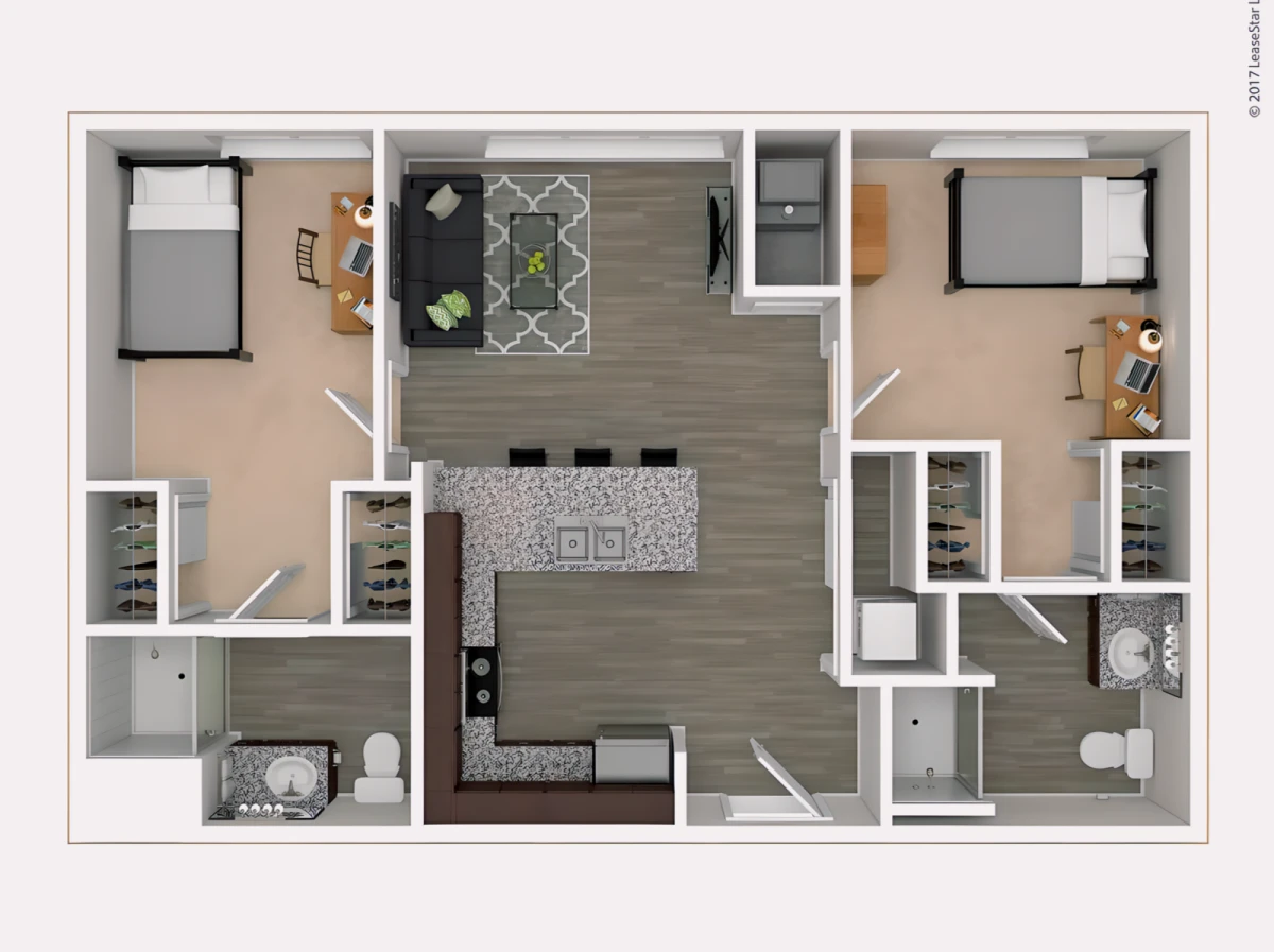 2 Rooms view 2