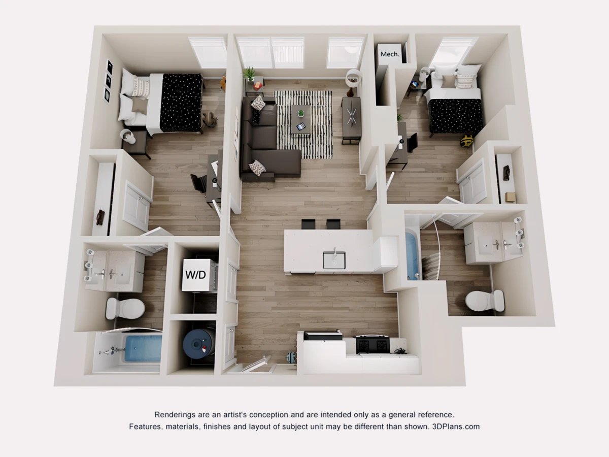 2 Rooms view 4