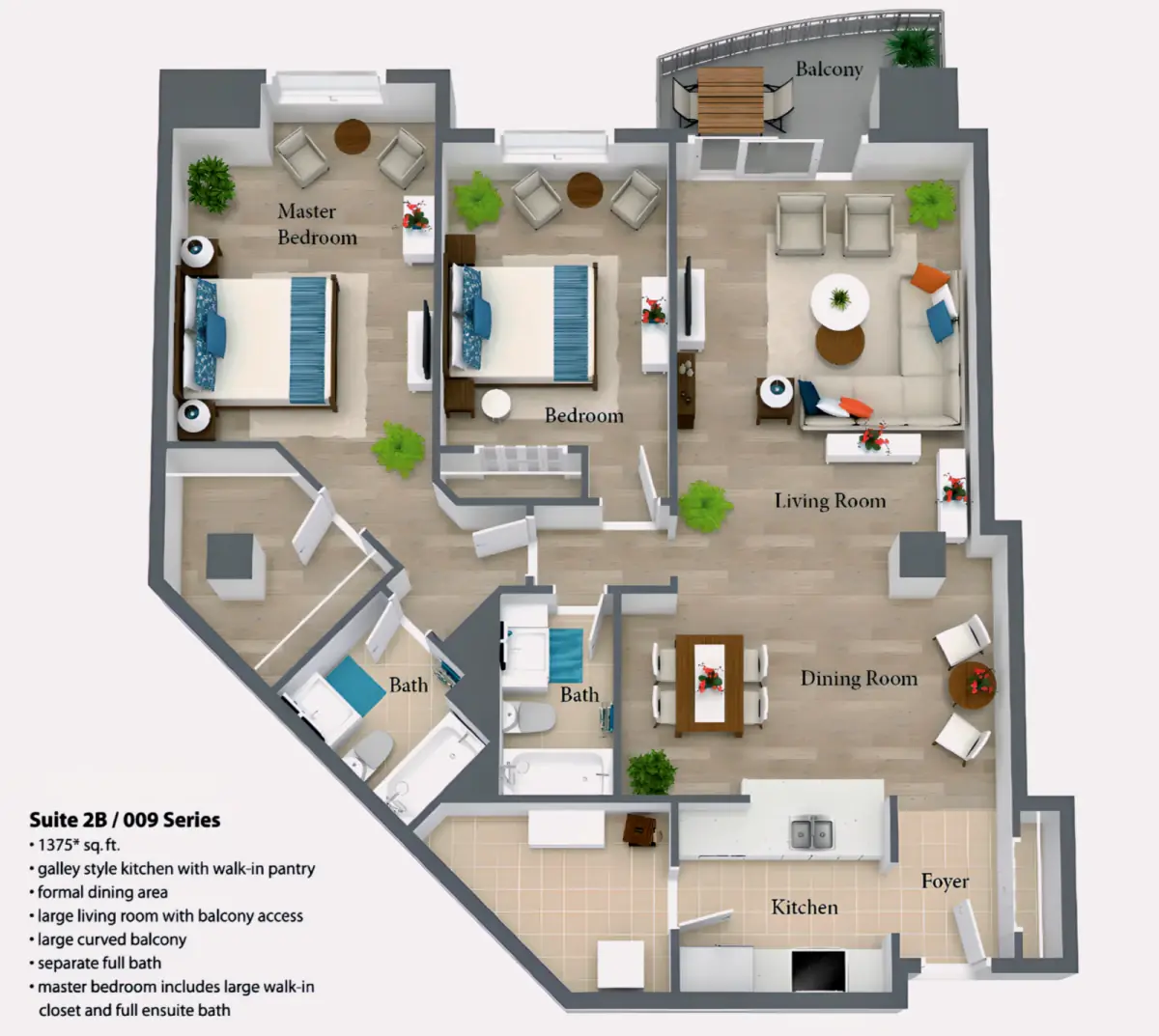 2 Rooms view 1