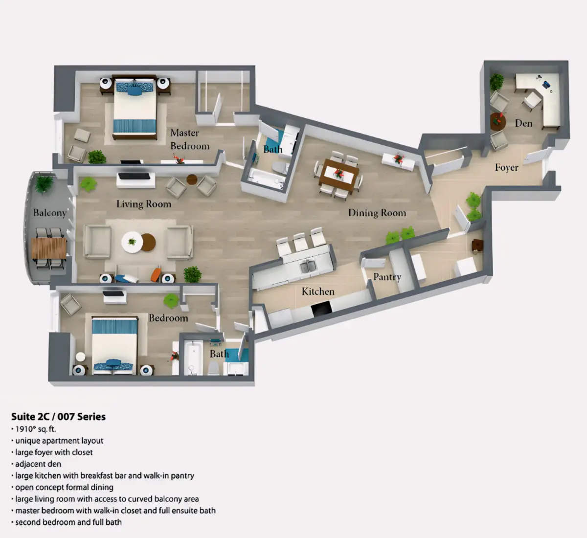 2 Rooms view 3