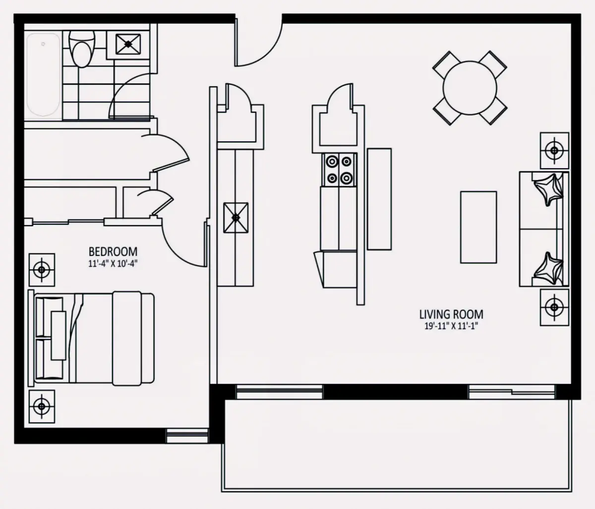2 Rooms view 4
