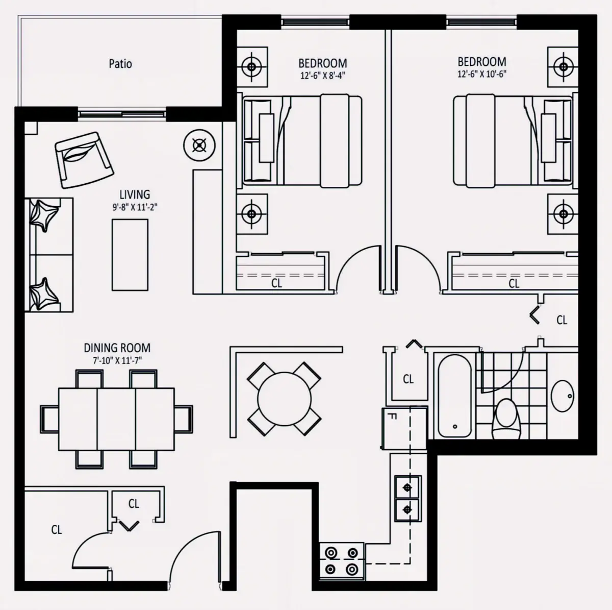 2 Rooms view 3
