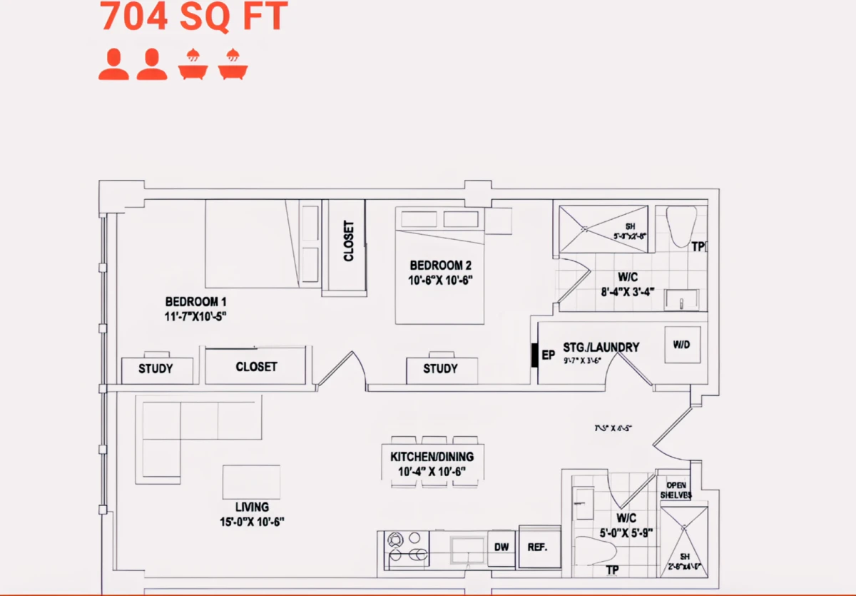 3 Rooms view 3