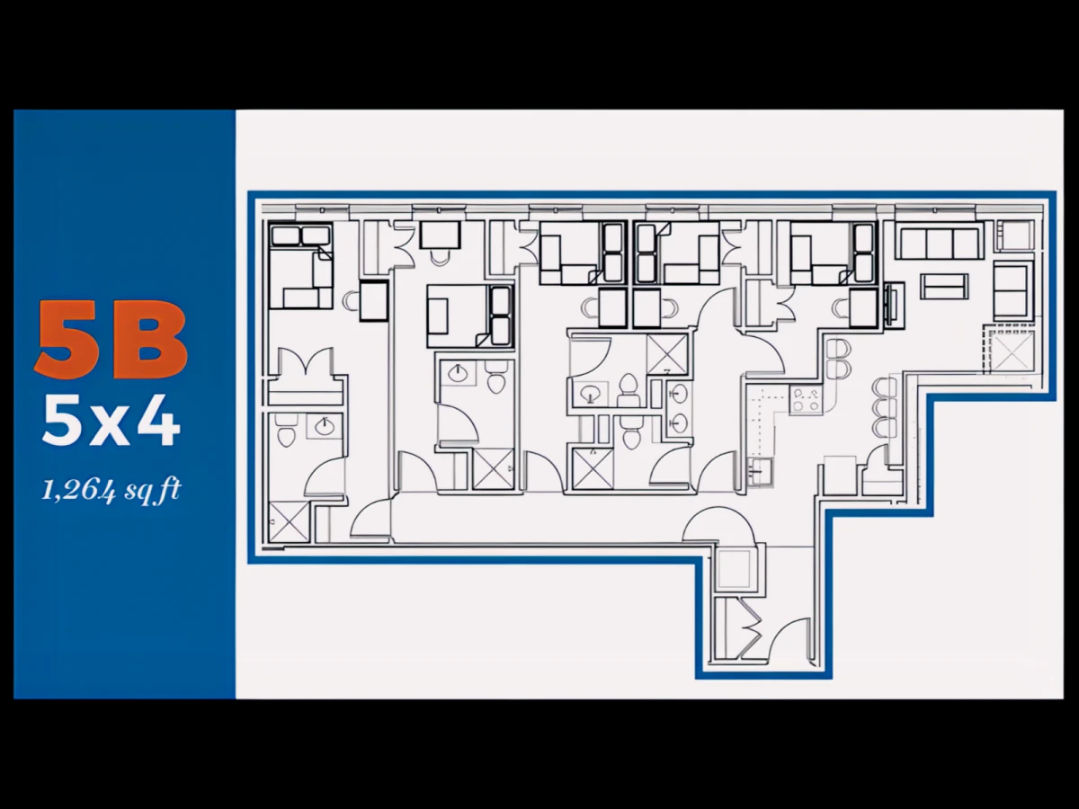 5 Rooms view 3