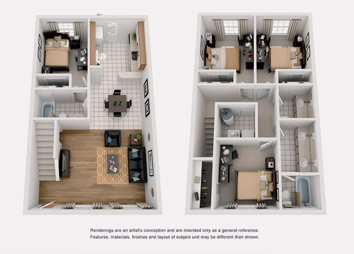 4 Rooms view 2