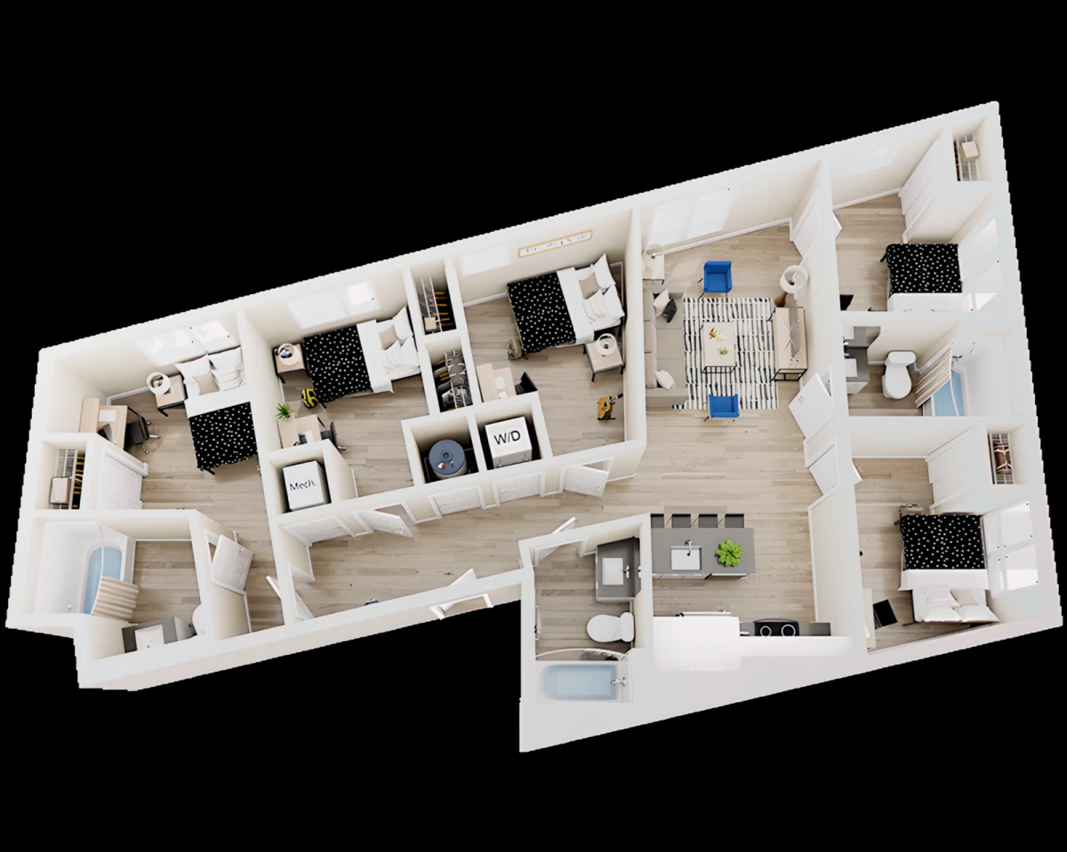 5 Rooms view 2
