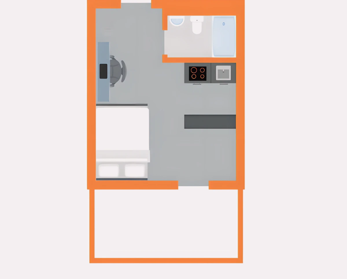 Studio Rooms view 2