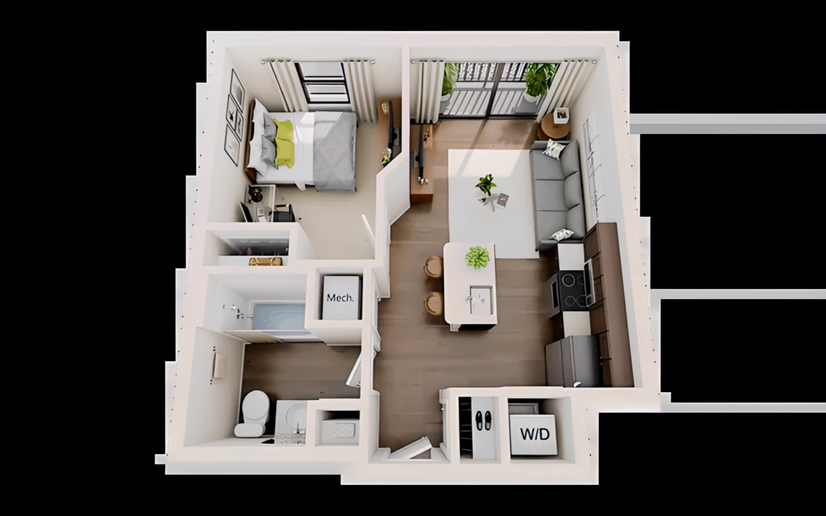 2 Rooms view 4