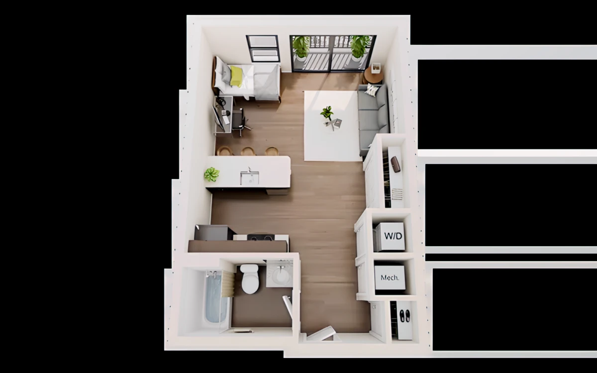 2 Rooms view 2